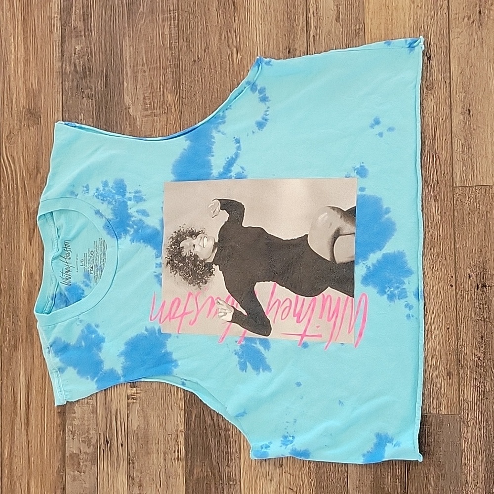 Whitney Houston Tie-Dye Muscle Shirt